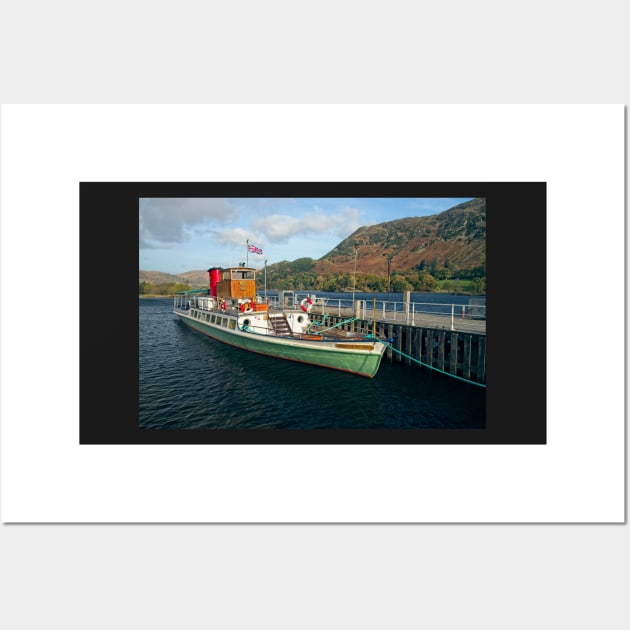 'Lady of the Lake' Ullswater Steamer Wall Art by MartynUK